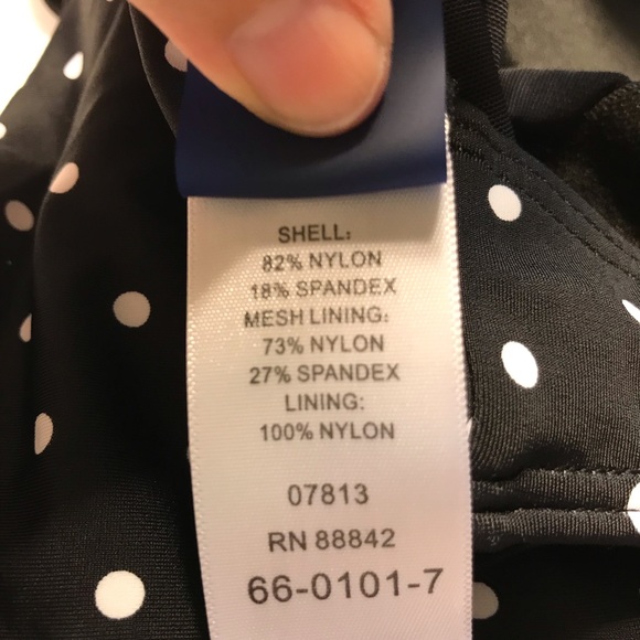 Plus Size Polka Dot Underwire Maillot - Picture 16 of 16